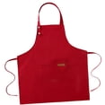 thumbnail image 4 of Delantal de lona Strade Fareast Limited delantal de trabajo con bolsillos rojo 67 cm x 77 cm, 4 of 8