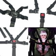 thumbnail image 5 of Arnés de seguridad para bebés, arneses para bebés de 5 puntos, arnés de seguridad ajustable para cochecito, silla alta universal para niños, color negro JAMW Sencillez, 5 of 5