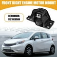 thumbnail image 2 of Unique Bargains Right Engine Motor Mount No.11210ED50B Car Front Right Torque Strut for Nissan Versa 2009-2011, 2 of 7