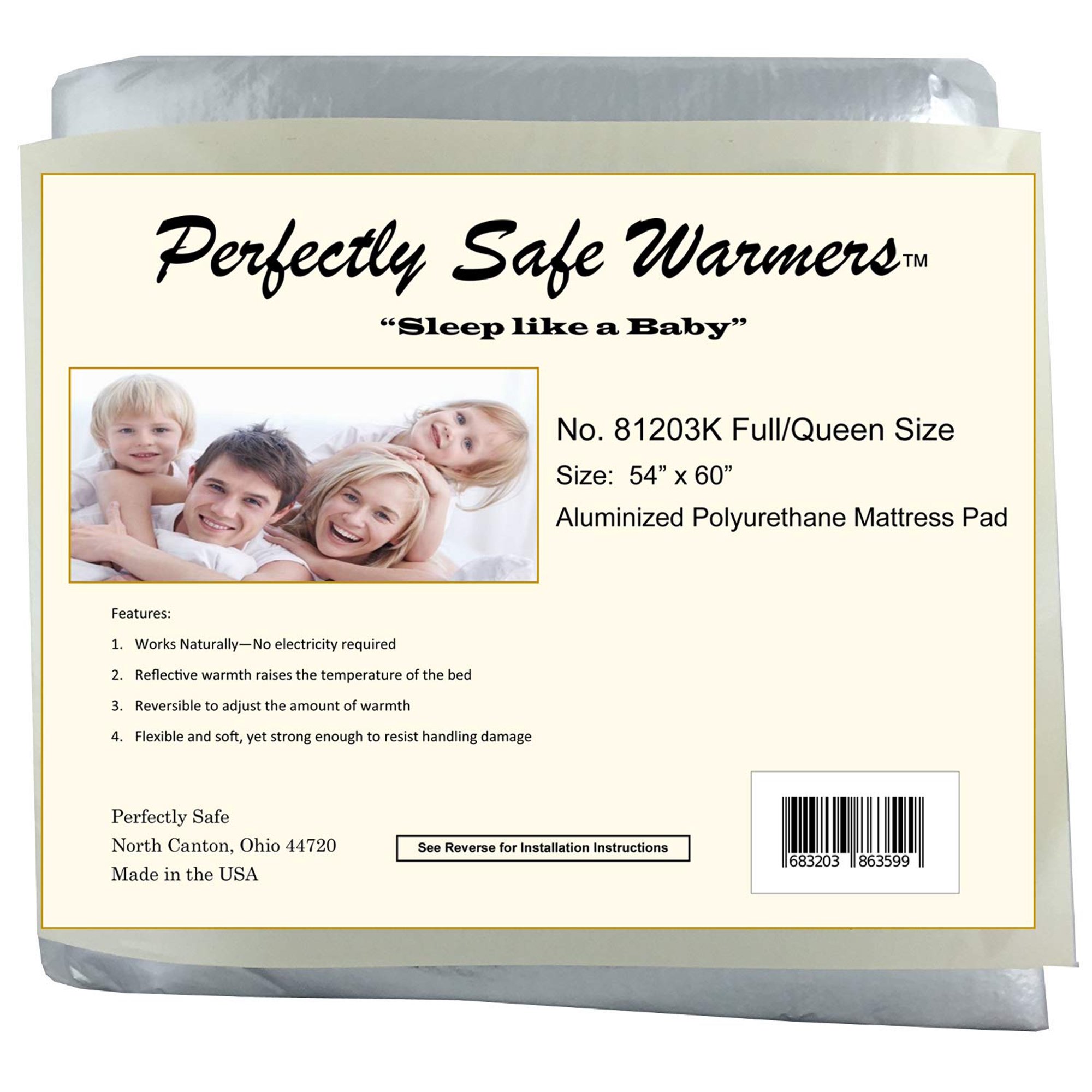 Body Heat Activated Crib, Twin, Full, Queen or King Size Bed Warmer Mattress  ... - Walmart.com