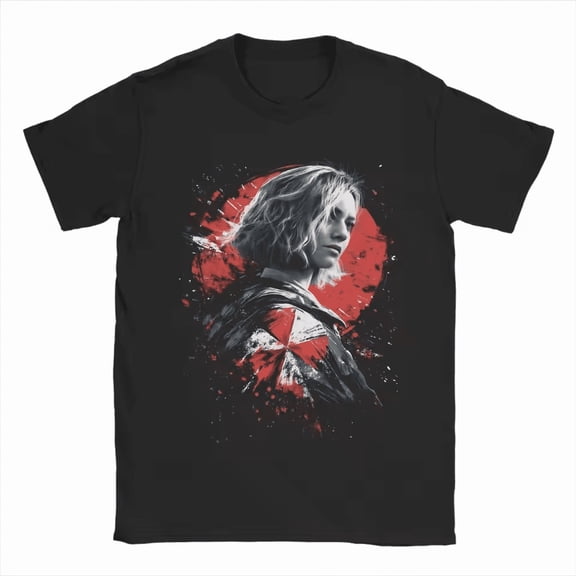 Grace ResidDent EvVil Requiiem Graphic T-Shirt, Dark Survival Theme Illustrated Unisex Tee