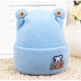 thumbnail image 1 of Gorro fetal para bebé de cachemira con bordado de conejo, gorro fetal para recién nacido, gorro cálido para bebé, otoño e invierno, 1 of 6