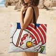 thumbnail image 5 of Patriotic Goose Floral Fourth July Picnic Blanket Waterproof Outdoor Beach Blanket Hand-held Pad Suitable for Travel, Camping, Beach, Family Gatherings, 5 of 8