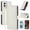 White, variant on ELEHOLD Case for Moto G Power 5G 2024, Shockproof PU Leather Crossbody Wallet Stand Case with Credit Card Holder & Wrist Strap,Black
