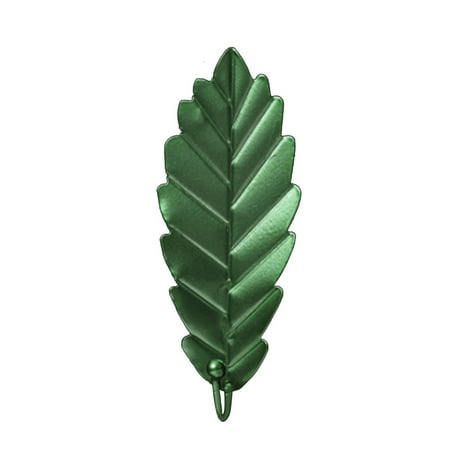 

Kitchen Utensils Cooking Utensils Kitchen Set Creative Metal Leaf Hook Cloakroom Entrance Key Rack Without Mark And Nail Green
