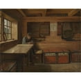 thumbnail image 2 of Adolph Tidemand 24x20 Gold Ornate Framed and Double Matted Museum Art Print Titled - Old Storeroom in Vikoy (1867), 2 of 4
