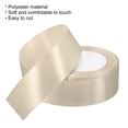 thumbnail image 3 of Unique Bargains 1.5 Inch Wide 24 Yards Satin Ribbon, Double Face Solid Crafts Roll for Party Home DIY Wrapping Decoration, Beige, 3 of 6