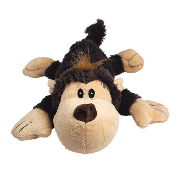 KONG® Cozie™ Plush Dog Toy with Squeaker, Funky Monkey, Medium