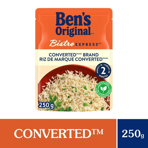 BEN'S ORIGINAL BISTRO EXPRESS CONVERTED Long Grain White Rice, 250g