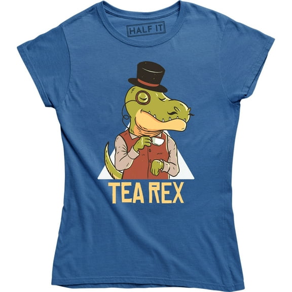 Tea Rex Funny Joke Pun Juraassic Dinosaur Drink Coffee Women's T-Shirt