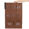 thumbnail image 3 of WEUVEB Housekeeping Cart with Coffee Oxford Fabric, , Large Capacity, Versatile Use for Cleaning and Storage, 3 of 8