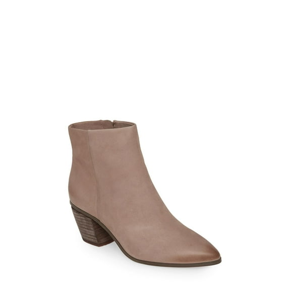 Vince Camuto Grasem Elephant Taupe Fashion Block Heel Pointed Toe Western Booties (ELEPHANT, 5.5)