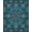 Blue Teal Beige, Pattern 10, variant on ODIKA 8'x10' Washable Area Rug Starfish Border Entry Themed Teal Beachy Nautical Turtle Ocean Playful for Living Room, Under Sectional, Family Room , Durable, Non-Slip