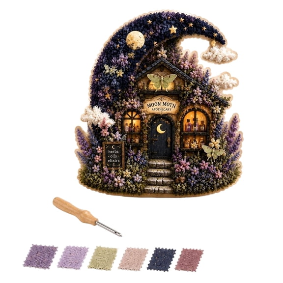 Whimsical Village 3D Art Set, DIY Craft Projects, Handmade Gifts for Adult Beginners and Craft Enthusiasts