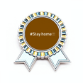 thumbnail image 1 of Aviso de tipo de letra Insignia broche Medalla ganadora, 1 of 3