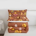 thumbnail image 5 of Erosebridal Cute Cake Pattern Twin Comforter Sets,Cartoon Capybara Rodent Animal Bedding Set For Kids Girls Reversible 2-Piece, 5 of 7