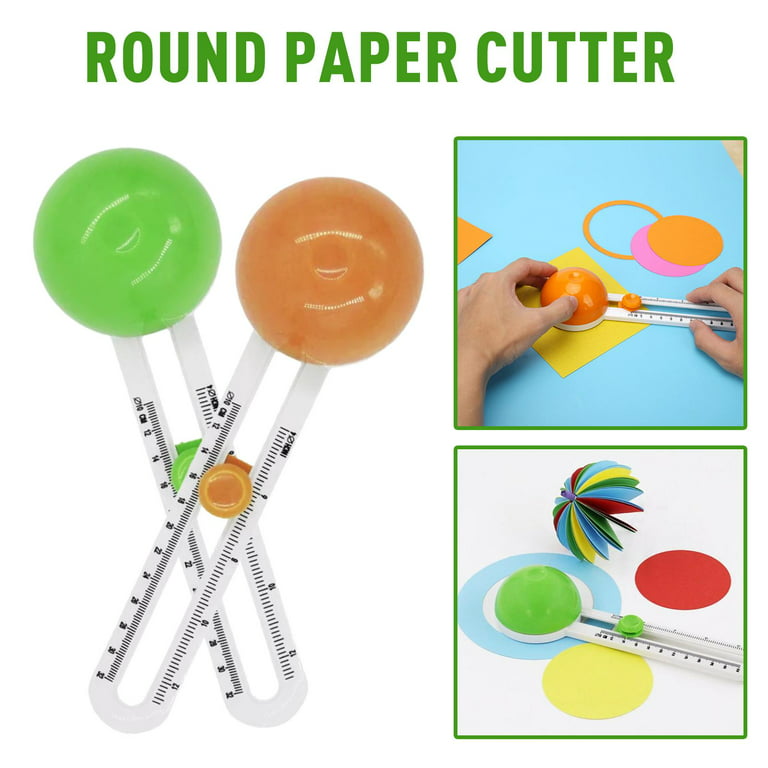 Circle Cutter Round Cutting Knife Patchwork Compass Circle Scrapbooking  Cards Cutters Round Paper-Cutting DIY Tool Accessories