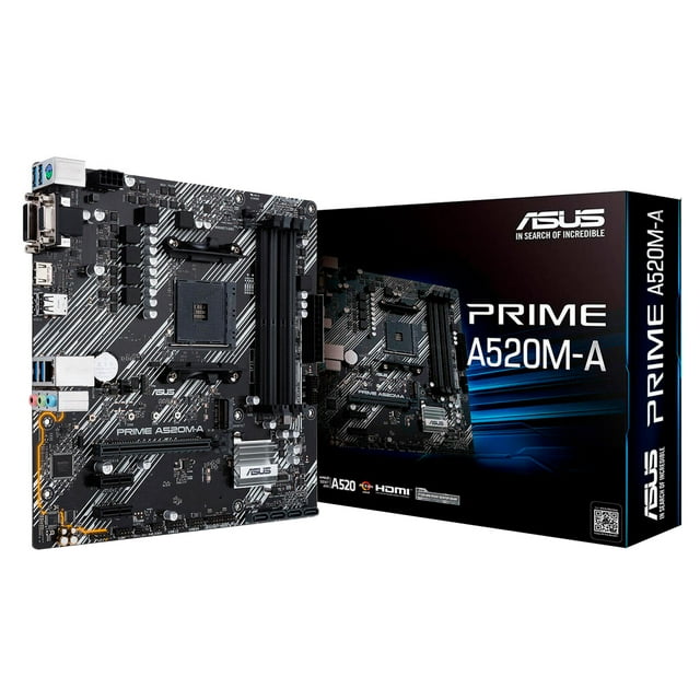 MOTHER BOARD PRIME A520M-K AM4 DDR4 MICRO ATX HDMI VGA