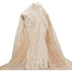 thumbnail image 1 of Tela de lentejuelas onduladas doradas de 2 yardas, 59 pulgadas de ancho, tul bordado con purpurina, malla de poliéster, encaje dorado., 1 of 7