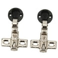 thumbnail image 2 of 2pcs Soft Close Hinges Overlay Hinges for Kitchen Cabinet Built in Damper Brushed   Hinges, 2 of 8