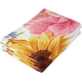 thumbnail image 3 of Dreamtimes Sunflower Soft Hand Towels 2-Piece Absorbent Bath Towel Decorative Fingertip Towels for Bathroom Gym Spa Hotel Beach Swimming Pool,14.4" x 28.3", 3 of 7