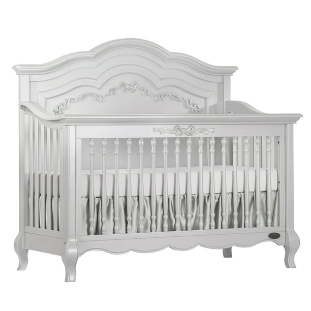 Evolur Aurora 5 In 1 Convertible Crib Akoya Grey Pearl Walmart