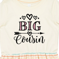 thumbnail image 4 of Inktastic Girls Big Cousin Announcement Girls Toddler Dress, 4 of 5