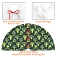 thumbnail image 4 of Sikiie Broccoli 3 30-48 inches {designName} Print Christmas Tree Skirt Snowman Xmas Tree Skirt with Edge Christmas Decorations for Holiday Party30", 4 of 7