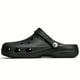 thumbnail image 3 of Zuecos para hombres, sandalias sin cordones con punta cerrada, zapatos para caminar con suela blanda hueca, zapatos para jardín al aire libre, 3 of 4