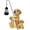 A, variant on Garden Dog Statues Outdoor Decorations, Solar Lights Outdoor Puppy Statue, Outdoor Animal Statues with Solar Lantern for Patio, Lawn, Yard Art Decoration, Housewarming Garden Gift