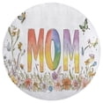 thumbnail image 3 of Happy Mother's Day Washable Round Rug -Circle Area Rugs for Nursery Bedroom, Vintage Non Slip Non Shedding Low Pile Carpet for Living Room Coffee Table Entryway, 3 of 6
