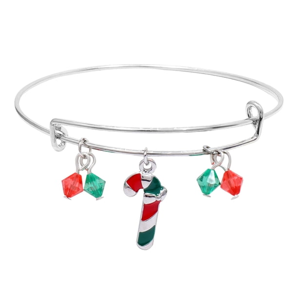 Fiudx Pulsera Navideña, Elegante Collar de Aleación, Diseño de Colgante de Árbol Festivo, Elegante Joyería para Mujer, Ideal para Fiestas y Banquetes, Ideal Como Regalo, Talla Ajustable, Incluye Una