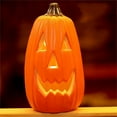 thumbnail image 4 of Luces De Calabaza Para Halloween Jack O Calabaza Iluminada Calabaza Decoraciones De Halloween Estatua De Calabaza De Plástico Halloween Mesa De Halloween Para El Hogar, 4 of 4