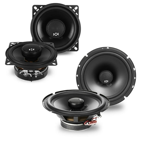 NVX Factory Speaker Replacement Package for 1998-2004 Subaru Forester 6.5" & 4" Coaxial Speakers