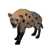 Mini Animal Adventure Hyena by Deluxebase – Realistic Wild Animal Toy Figure for Kids