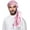 Red, variant on Keffiyeh Arab Head Scarf for Men Sheikh Muslim Turban Saudi Dubai Headwear