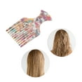 thumbnail image 5 of Unique Bargains 1 Pc Flat Handle Marble Hair Insert Comb Multicolored Acetate Sheet, 5 of 5