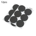 thumbnail image 1 of Lefu Protecteur de Patins en Caoutchouc, Auto-Adhésif Antidérapant pour Pieds de Chaise Canapé Table, 12 Rond, 1 of 9