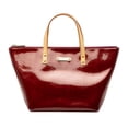 thumbnail image 1 of Pre-Owned Louis Vuitton Monogram Vernis Bellevue PM Handbag M93584 Violette Purple Patent..., 1 of 6