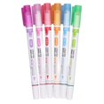 thumbnail image 2 of Stylo Surligneur Courbe, Stylos Courbes Colorés à Double Pointe de Grande Capacité pour le Design d'Art, 2 of 8