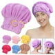 thumbnail image 3 of TQEHS Gorro de ducha bonito para secar el cabello con forro polar coral de secado rápido para adultos HO 1 L1 K5Z4, 3 of 6