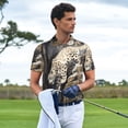 thumbnail image 3 of Fotbe Graceful Snow Leopard Camiseta Polo de Golf para Hombre con Estampado – Camisa Deportiva Transpirable con Cuello Abotonado-XX-Large, 3 of 6