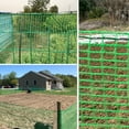 thumbnail image 5 of Garden Fence Temporary Fence, 5'x65' with 50 Zip Ties, Plastic Fencing Safety Fence Snow Fence, Construction Fencing for Garden Fencing, Animal Barrier, Poultry, Deer, Patio, Green, 5 of 6