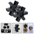 thumbnail image 3 of 2PCS L225 Flexible Rubber Spider Insert Fit L-225 for Lovejoy L-Jaw Coupling, 3 of 9