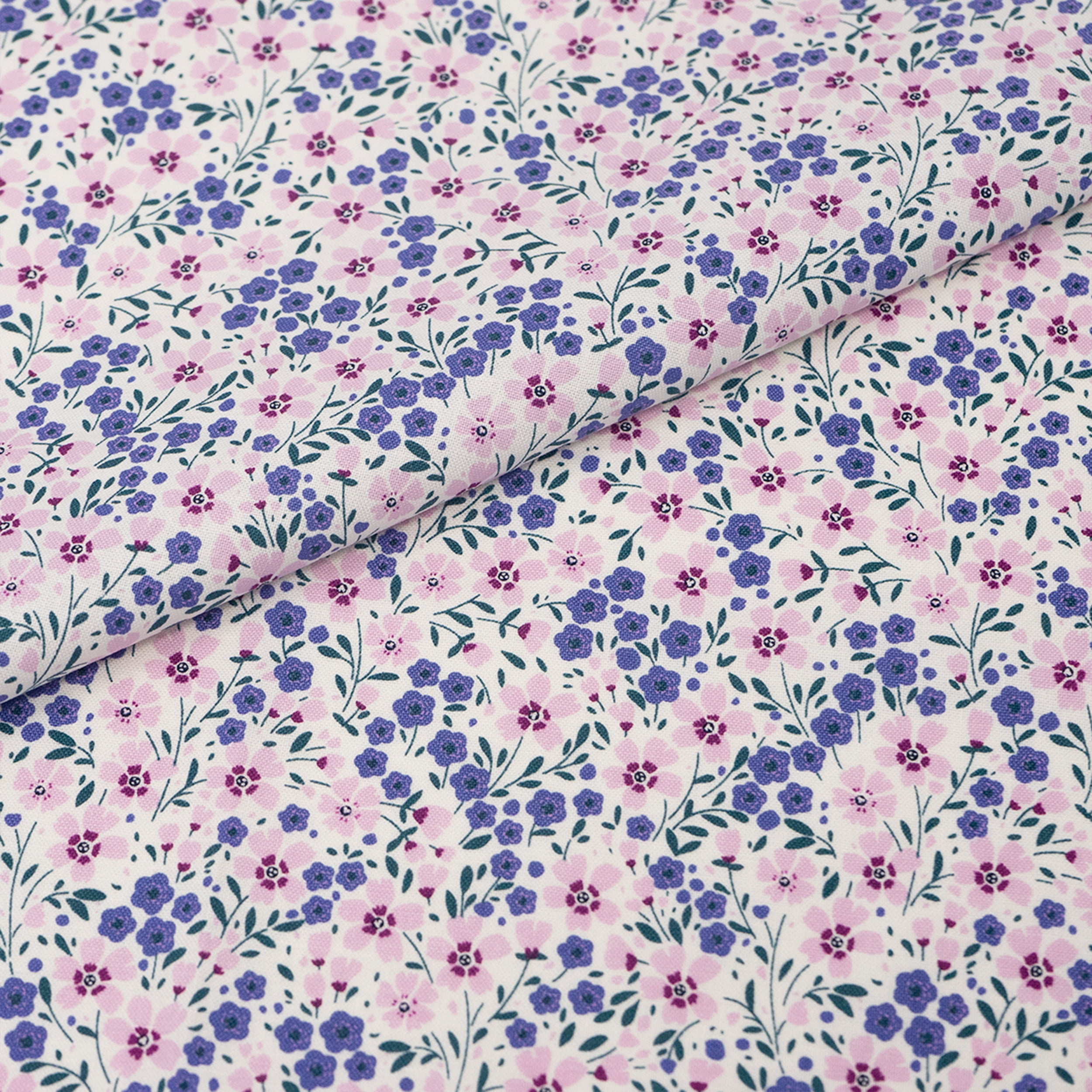 Singer Fabric, 100% Cotton, Sewing & Crafting, 44" Wide, Spring Floral Packed, Cut by Yard