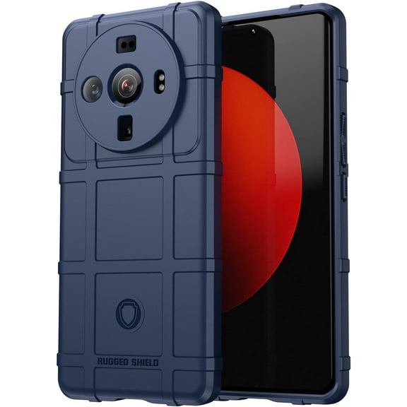 Case for Xiaomi 12S Ultra, Heavy Duty Shockproof Military Grade Drop Tested Field Phone Case Bumper Rugged Cover for Xiaomi 12S Ultra Blue