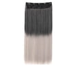 thumbnail image 1 of Rallonge de Cheveux de 23,6 Pouces, Lisse, à Clip, Rallonges de Cheveux Synthétiques avec 5 Pinces par Postiche pour Femmes et Filles, 1 of 6