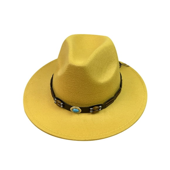 Prolriy Fedora Hats for Men Fashion Fedora Fedoras Men Wide for Women Dress Hat Women's and Hats Baseball Cap Hats Mens Hats H M