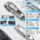 thumbnail image 5 of Cortapelos Profesional para Hombres,Afeitadora El&eacute;ctrica,Maquina para Rasurar Barba,Juego de Corte de Cabello El&eacute;ctrico con 8 Peines de L&iacute;mite,Bolsa,Cortadora de Pelo, 5 of 9