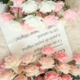 thumbnail image 4 of Yuarrent Rosa Artificial Ramo Falso Seda Flores de Boda Fiesta Jardín Hogar Kits de decoración para fiestas rosa leche Yuarrent JJ16225-04, 4 of 6
